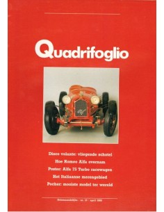 1986 ALFA ROMEO QUADRIFOGLIO MAGAZINE 13 NIEDERLÄNDISCH