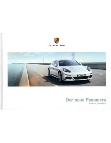 2015 PORSCHE PANAMERA HARDCOVER PROSPEKT DEUTSCH