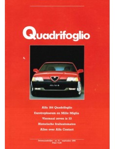 1990 ALFA ROMEO QUADRIFOGLIO MAGAZINE 31 NEDERLANDS