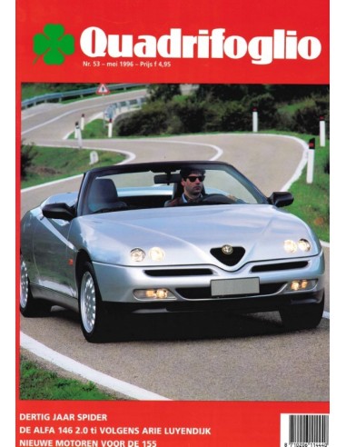 1996 ALFA ROMEO QUADRIFOGLIO MAGAZINE 53 NIEDERLÄNDISCH