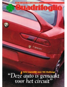 1998 ALFA ROMEO QUADRIFOGLIO MAGAZINE 59 NEDERLANDS