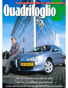 2001 ALFA ROMEO QUADRIFOGLIO MAGAZINE 68 NIEDERLÄNDISCH