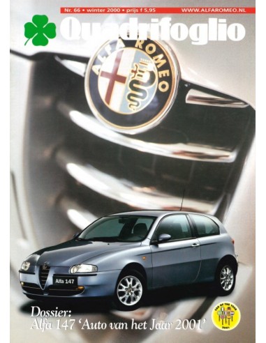 2000 ALFA ROMEO QUADRIFOGLIO MAGAZINE 66 DUTCH