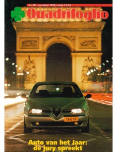 1998 ALFA ROMEO QUADRIFOGLIO MAGAZINE 58 NIEDERLÄNDISCH