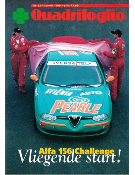 1999 ALFA ROMEO QUADRIFOGLIO MAGAZINE 62 NIEDERLÄNDISCH