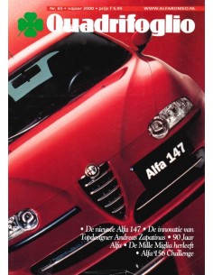 2000 ALFA ROMEO QUADRIFOGLIO MAGAZINE 65 NIEDERLÄNDISCH