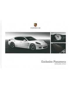 2015 PORSCHE PANAMERA EXCLUSIVE HARDCOVER BROCHURE DUITS