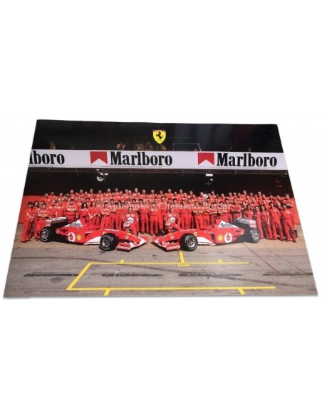 2002 FERRARI FORMEL 1 MARLBORO DEALER POSTER 1844/02