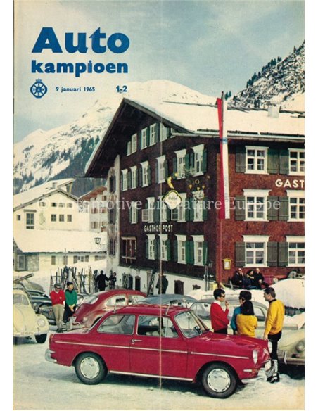 1965 AUTOKAMPIOEN MAGAZINE 1-2 NEDERLANDS