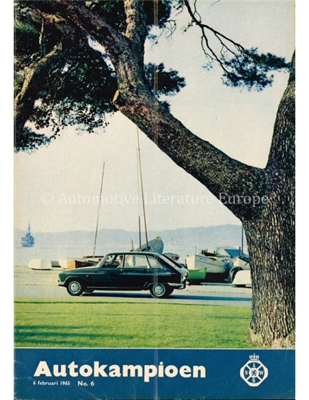 1965 AUTOKAMPIOEN MAGAZINE 6 NEDERLANDS