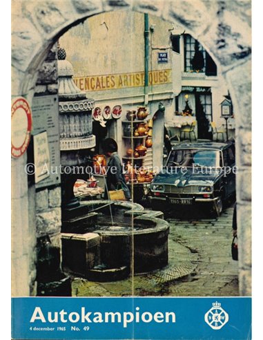 1965 AUTOKAMPIOEN MAGAZINE 49 NEDERLANDS
