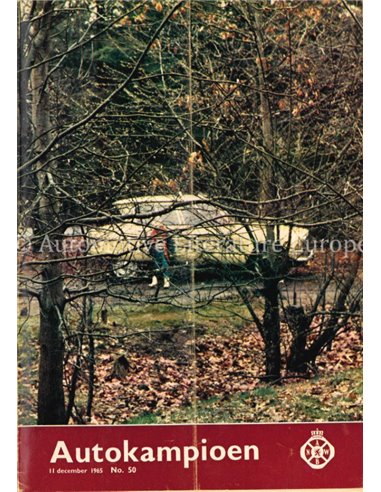 1965 AUTOKAMPIOEN MAGAZINE 50 NEDERLANDS