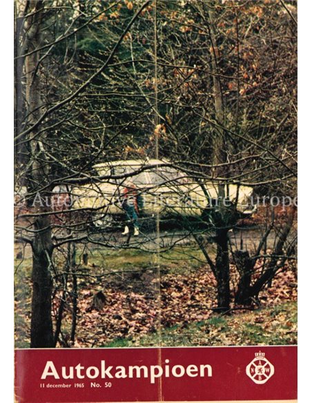 1965 AUTOKAMPIOEN MAGAZINE 50 DUTCH