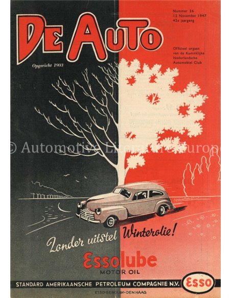 1947 DE AUTO MAGAZINE 36 NEDERLANDS