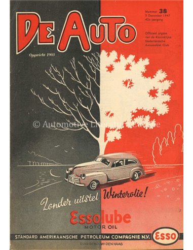 1947 DE AUTO MAGAZIN 38 NIEDERLÄNDISCH