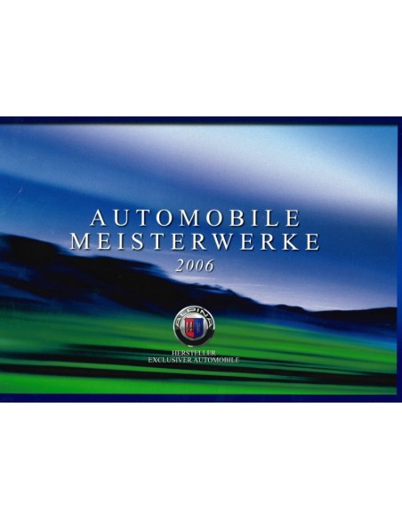 2006 BMW ALPINA PROGRAMM PROSPEKT DEUTSCH