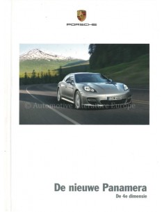 2010 PORSCHE PANAMERA HARDCOVER PROSPEKT NIEDERLÄNDISCH