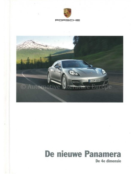 2010 PORSCHE PANAMERA HARDCOVER PROSPEKT NIEDERLÄNDISCH