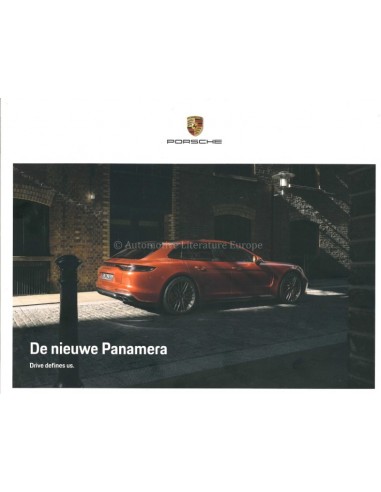 2021 PORSCHE PANAMERA BROCHURE NIEDERLÄNDISCH