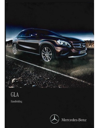 2016 MERCEDES BENZ GLA KLASSE INSTRUCTIEBOEKJE NEDERLANDS
