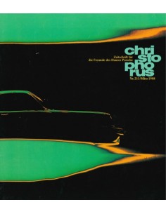 1988 PORSCHE CHRISTOPHORUS MAGAZINE 211 GERMAN