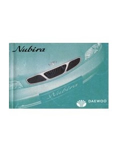 1999 DAEWOO NUBIRA INSTRUCTIEBOEKJE DUITS
