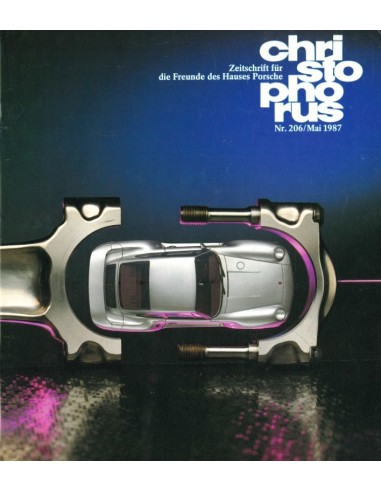 1987 PORSCHE CHRISTOPHORUS MAGAZIN 206 DEUTSCH