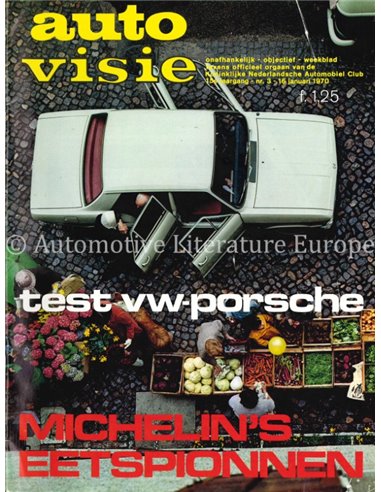 1970 AUTOVISIE MAGAZIN 3 NIEDERLÄNDISCH