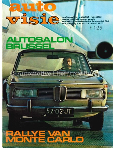 1970 AUTOVISIE MAGAZINE 4 NEDERLANDS