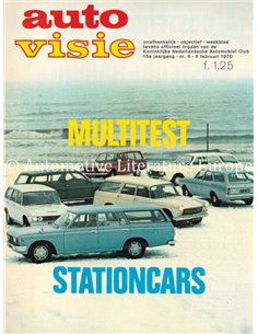 1970 AUTOVISIE MAGAZIN 6 NIEDERLÄNDISCH