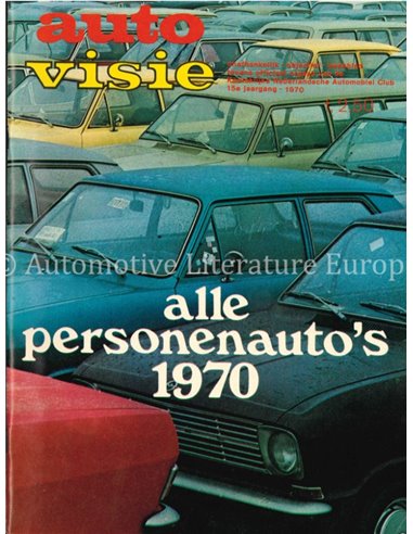 1970 AUTOVISIE MAGAZIN 7 NIEDERLÄNDISCH