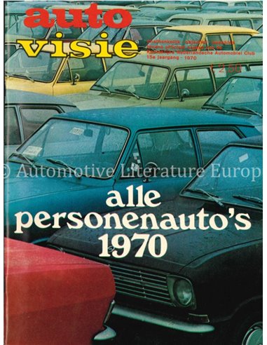 1970 AUTOVISIE MAGAZINE 7 NEDERLANDS