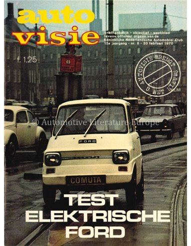 1970 AUTOVISIE MAGAZINE 8 NEDERLANDS