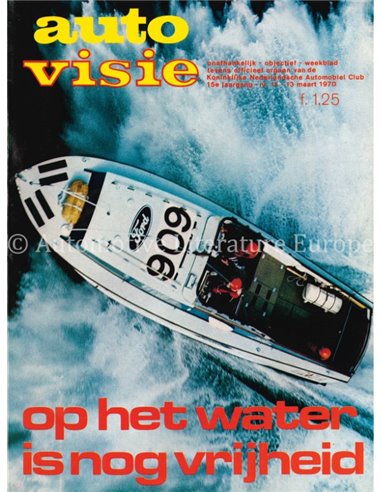 1970 AUTOVISIE MAGAZIN 11 NIEDERLÄNDISCH