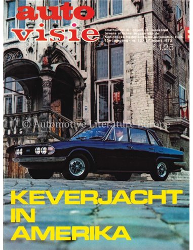 1970 AUTOVISIE MAGAZINE 13 NEDERLANDS