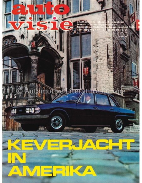 1970 AUTOVISIE MAGAZINE 13 NEDERLANDS
