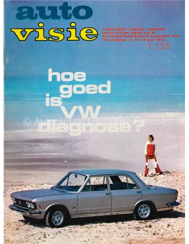 1970 AUTOVISIE MAGAZINE 15 NEDERLANDS