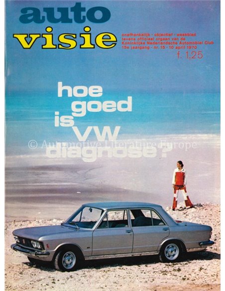 1970 AUTOVISIE MAGAZIN 15 NIEDERLÄNDISCH