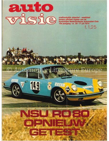 1970 AUTOVISIE MAGAZINE 29 NEDERLANDS