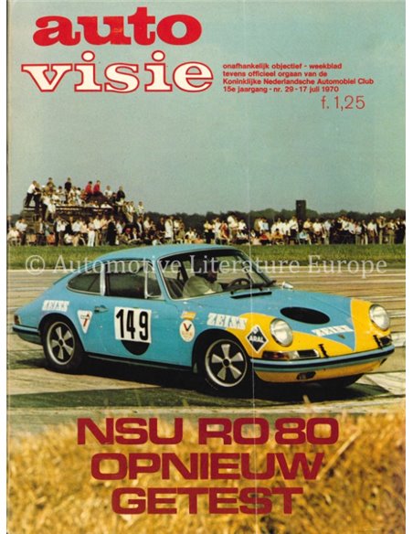 1970 AUTOVISIE MAGAZIN 29 NIEDERLÄNDISCH