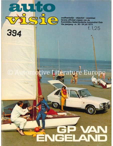 1970 AUTOVISIE MAGAZINE 30 DUTCH