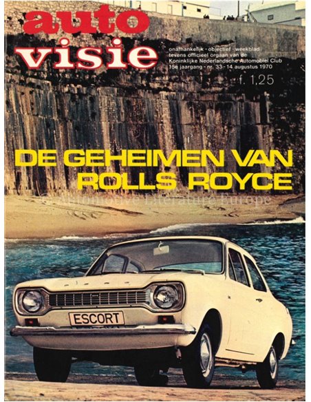 1970 AUTOVISIE MAGAZINE 33 NEDERLANDS