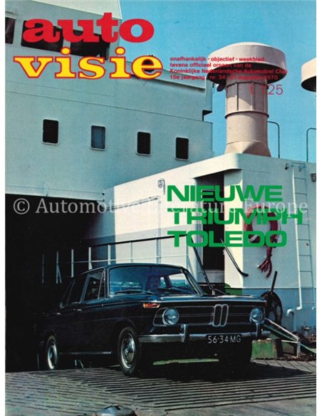 1970 AUTOVISIE MAGAZINE 34 NEDERLANDS