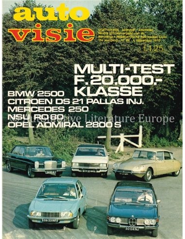 1970 AUTOVISIE MAGAZINE 36 DUTCH