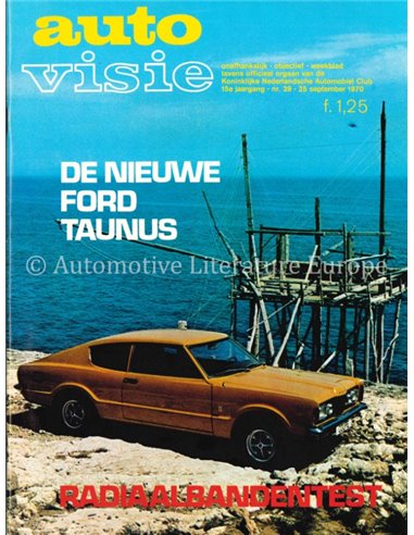 1970 AUTOVISIE MAGAZIN 39 NIEDERLÄNDISCH