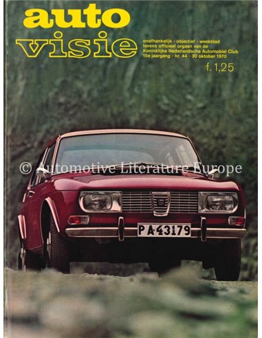 1970 AUTOVISIE MAGAZINE 44 NEDERLANDS