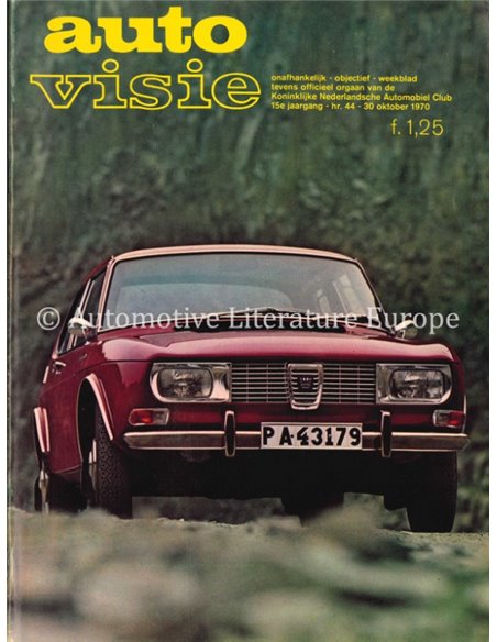 1970 AUTOVISIE MAGAZINE 44 DUTCH
