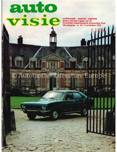 1970 AUTOVISIE MAGAZINE 45 DUTCH