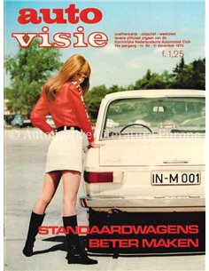 1970 AUTOVISIE MAGAZINE 50 DUTCH