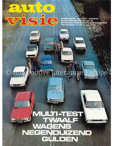 1970 AUTOVISIE MAGAZINE 19 DUTCH